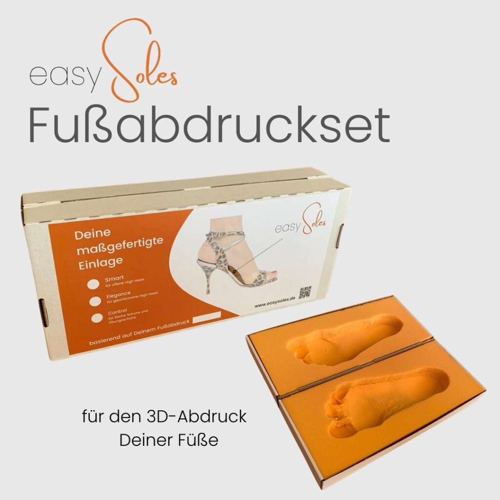 Dein 3D-Fussabdruck im Fussabdruckset