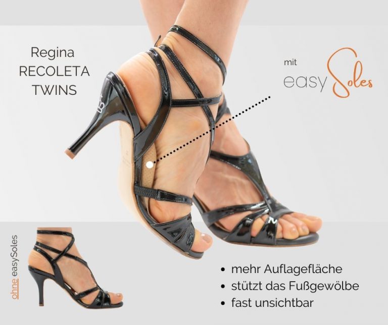 Regina RECOLETA TWINS High Heels mit Smart Einlagen für Tanzschuhe